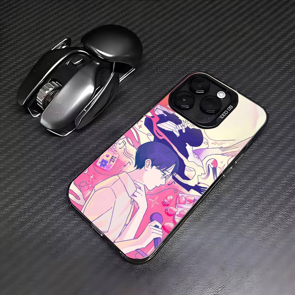 Anime L-Let s Go k-Karaoke! Phone Case For iPhone17,16,15,14,13,12,11 Plus,Pro Max Colored Silver Plated Inside Cover iPhone16
