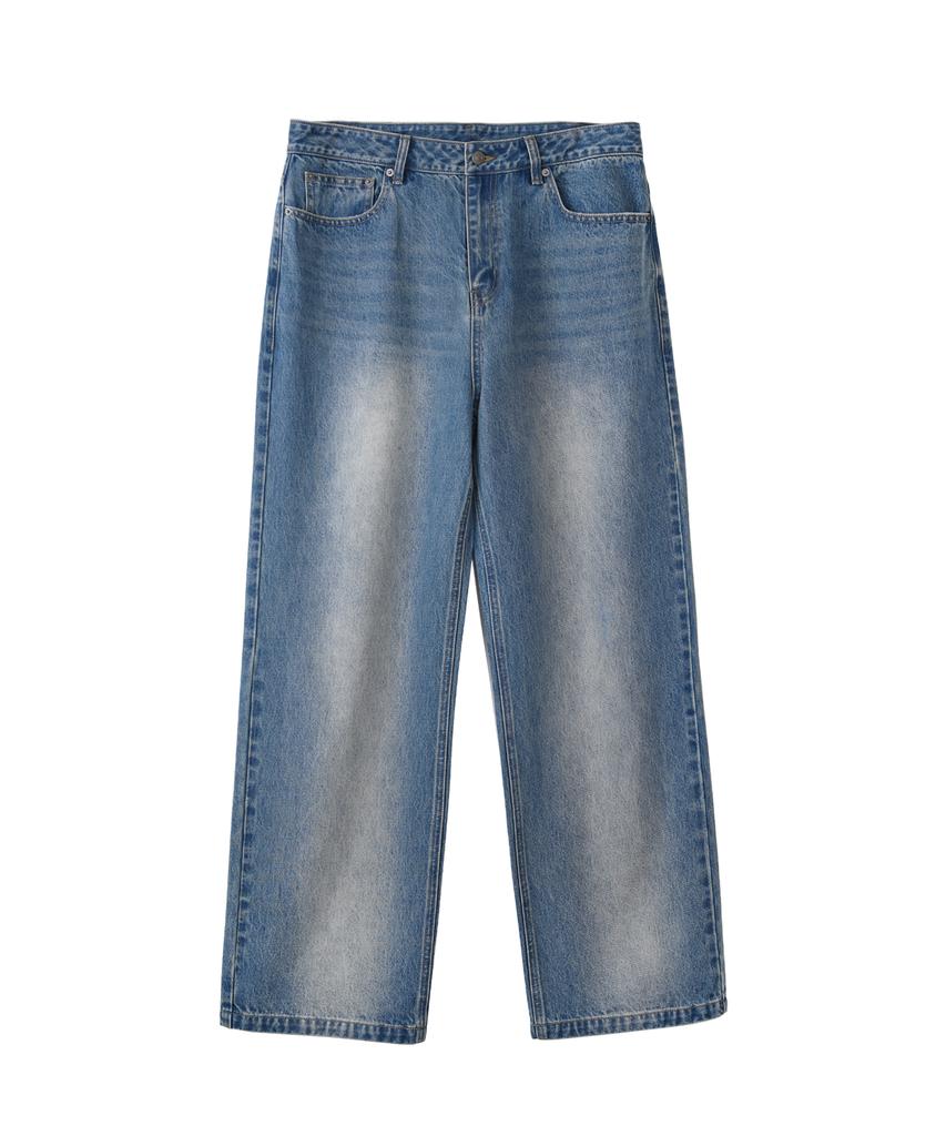 YALE Women'S Straight Denim Pants_Blue