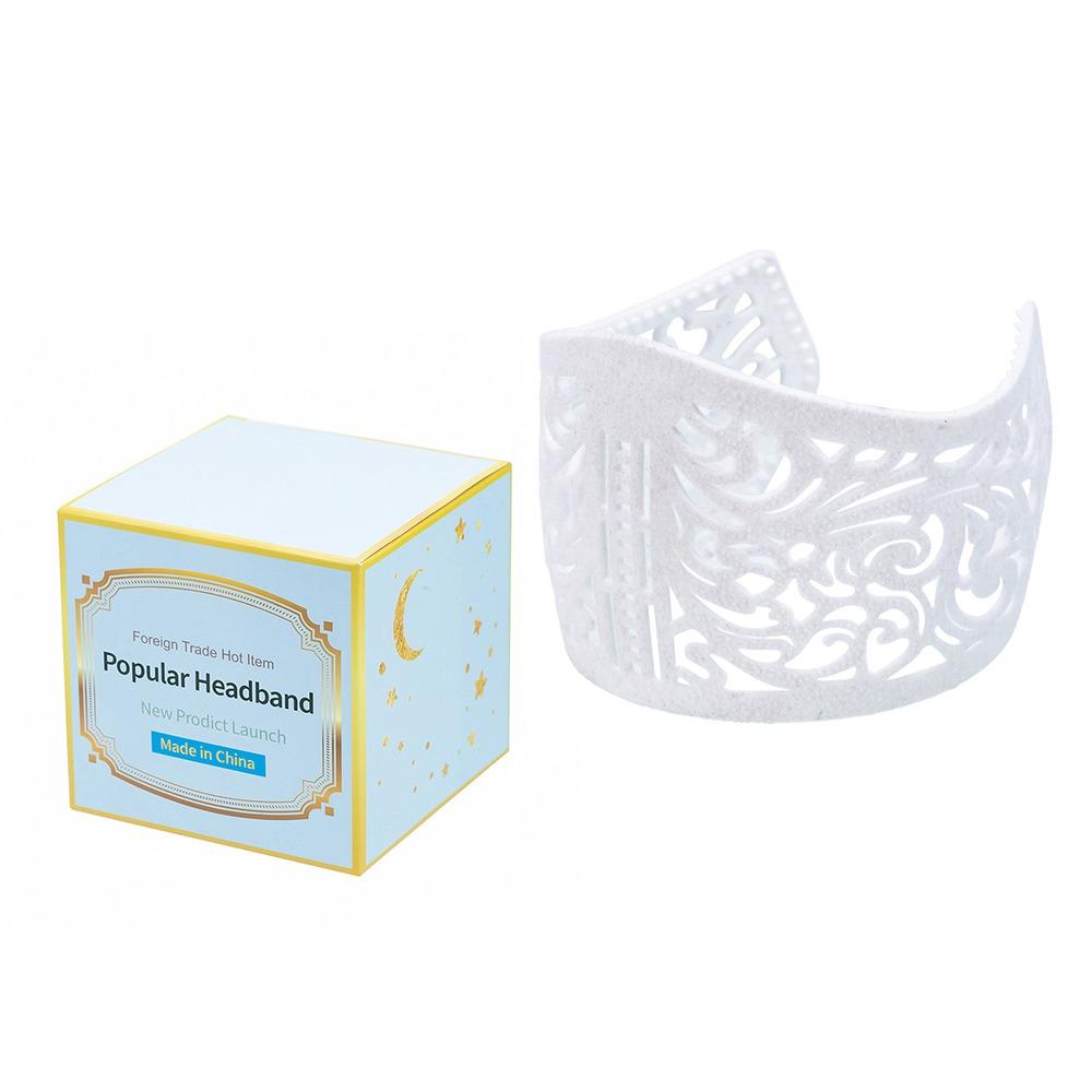Multifunctional Headband for Fixing Headscarf Toothed Anti-slip Mini Crown for Secure Hijab Hold