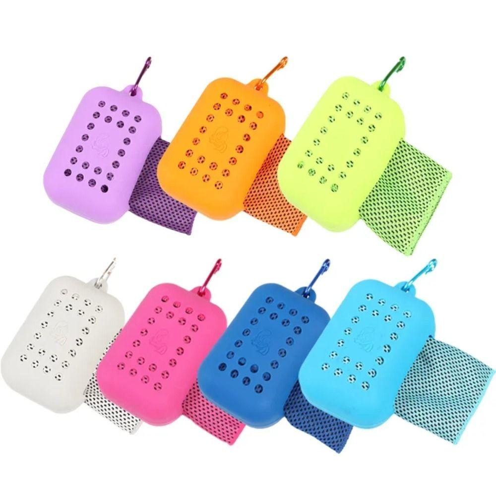 Silica Gel Quick Dry Towel Polyester Cold Towel Portable Ice Towel  Outdoor Activities