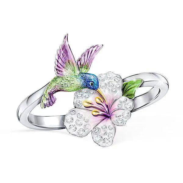 New Jewelry, Exquisite Decoration, Fashionable Butterfly Pattern Women's Ring