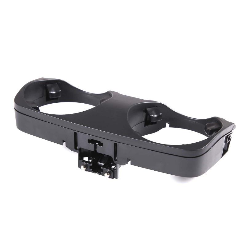 For BMW 7 Series F01 F02 F04 2008-15 ABS Black Car Front Center Console Water Cup Holder Interior Accessories(Replacement Part)