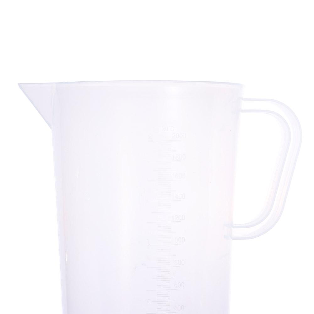 Autoclavable Polypropylene Plastic Pitcher Measuring Container with Handle  Resin, Epoxy