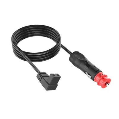Car Fridge Power Cord 78.7inch Long Universal 12V Vehicle Power Cord Strong Copper Base For European Car