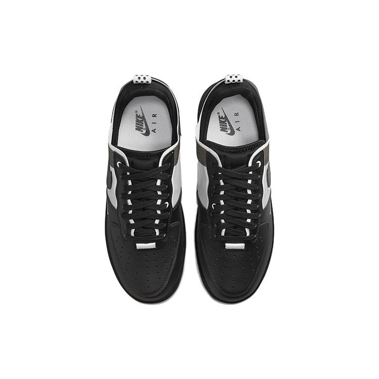 New Nike Air Force 1 Low React Black White DM0573-002