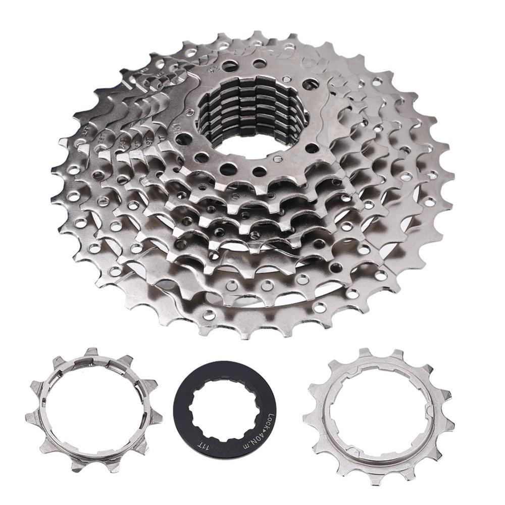 

11-32T Road Bike Cassette 9 Speed Cassette Sprocket Durable Bicycle Cassette Bicycle Accessories 9S 11-32T