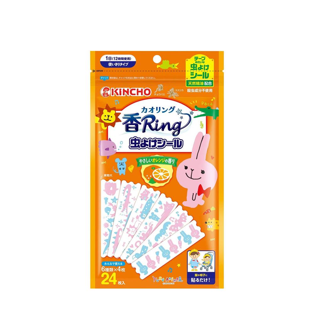 KINCHO Kaori Ring Naklejka Taśma Odstraszająca Owady 24 szt.