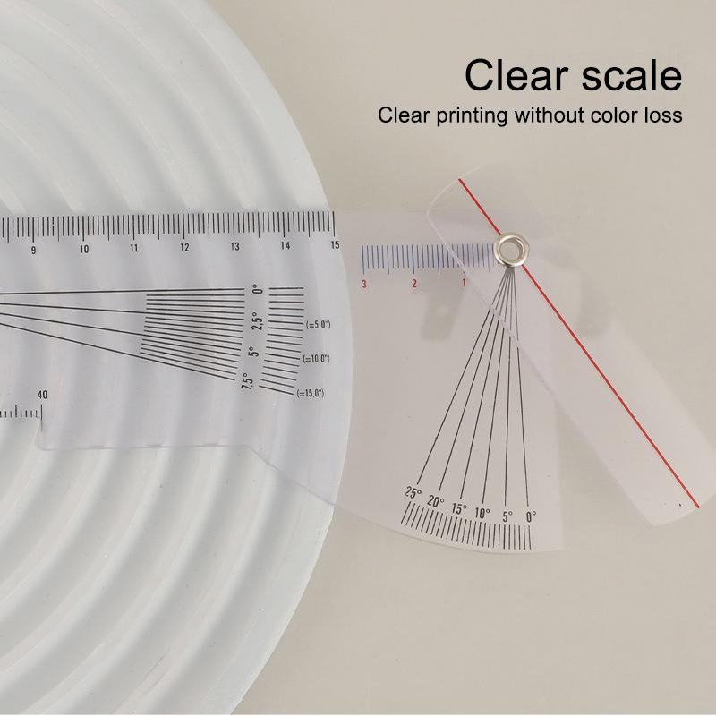 1 Stück Multifunktionale Hilfs-Brillenanpassungs-Messwerkzeuge Schrägwinkel-Lineal Entfernungsmesser Auge Ophthalmologisches Werkzeug