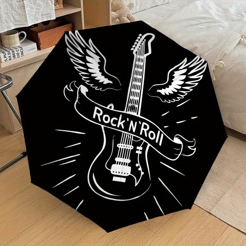 1pc Guitar Wings Themed High-quality Umbrella,Automatic Opening and Closing Umbrella,Multi-functional Umbrella G0811383