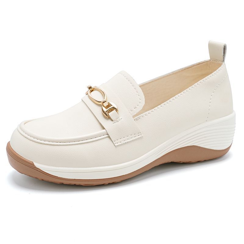 

Маленькие белые туфли для весенних мам, повседневные, легкие и нескользящие спортивные туфли 35