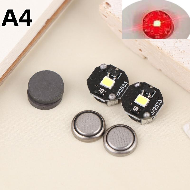 2ks LED Světlo Mikrovlnný Magnetický Spínač Osvětlovací Čip Animace Ruční Výroba Plus Světelný Model Hračka Bezdrátová Lampa