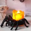 Crawly Spider Pumpkin LED Light Scary Spider Night Light  Holiday Party