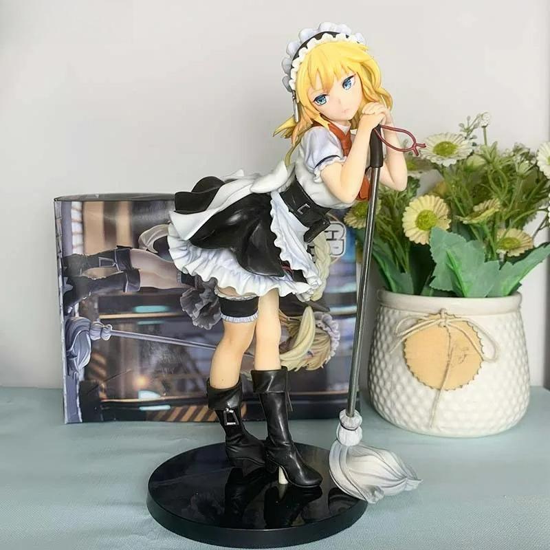 Anime Game Girls Frontline G36 Maid Broom Dress Up Standing Figure Model Toy Gift Collection Action Figure PVC Toy