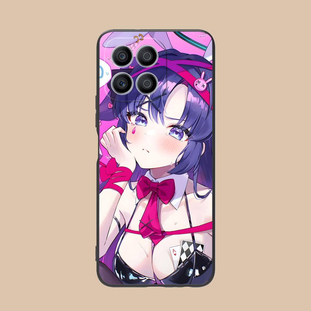 Blue Archive Yuuka Matte TPU Mobile Phone Case for Honor 90 80 70 60 50 30 20 10 9 8 7 Pro S SE Lite 5G Colorful Printing Cover