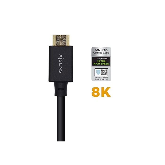HDMI kabel - AISENS - A150-0420 - Ultra vysoká rychlost - 8K@60Hz - 0,5 m