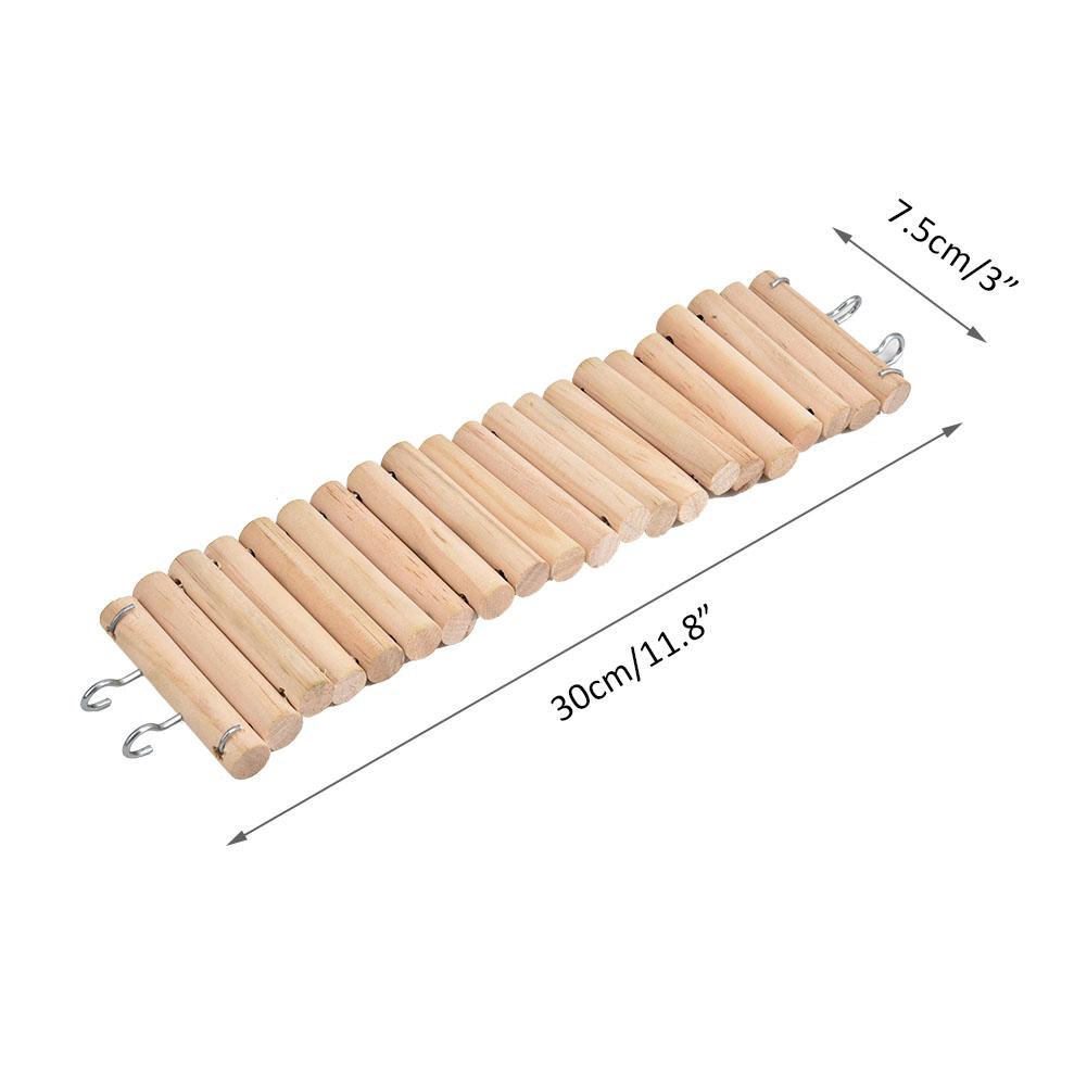 7.5*30cm Pet Hamster Parrot Climbing Soft Ladder Suspension Bridge Birds Toy