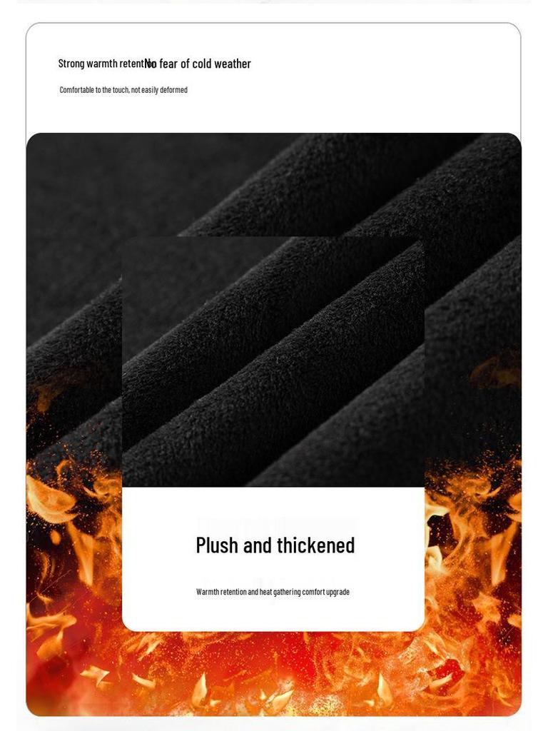 Herren Herbst/Winter Stehkragen Fleeceweste: Warme, mit Samt gefütterte, lässige Outdoor-Jacke