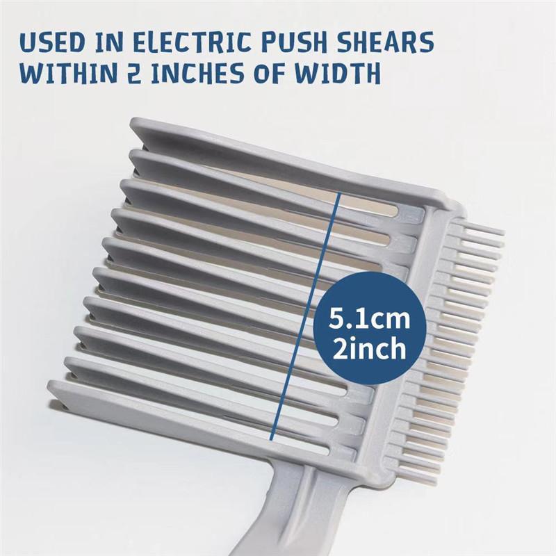 1PC Professional Long Handle Hair Cutting Clipper Comb for Men - Quality Cuts, Oil Head, Caliper, Sideburn Pushing