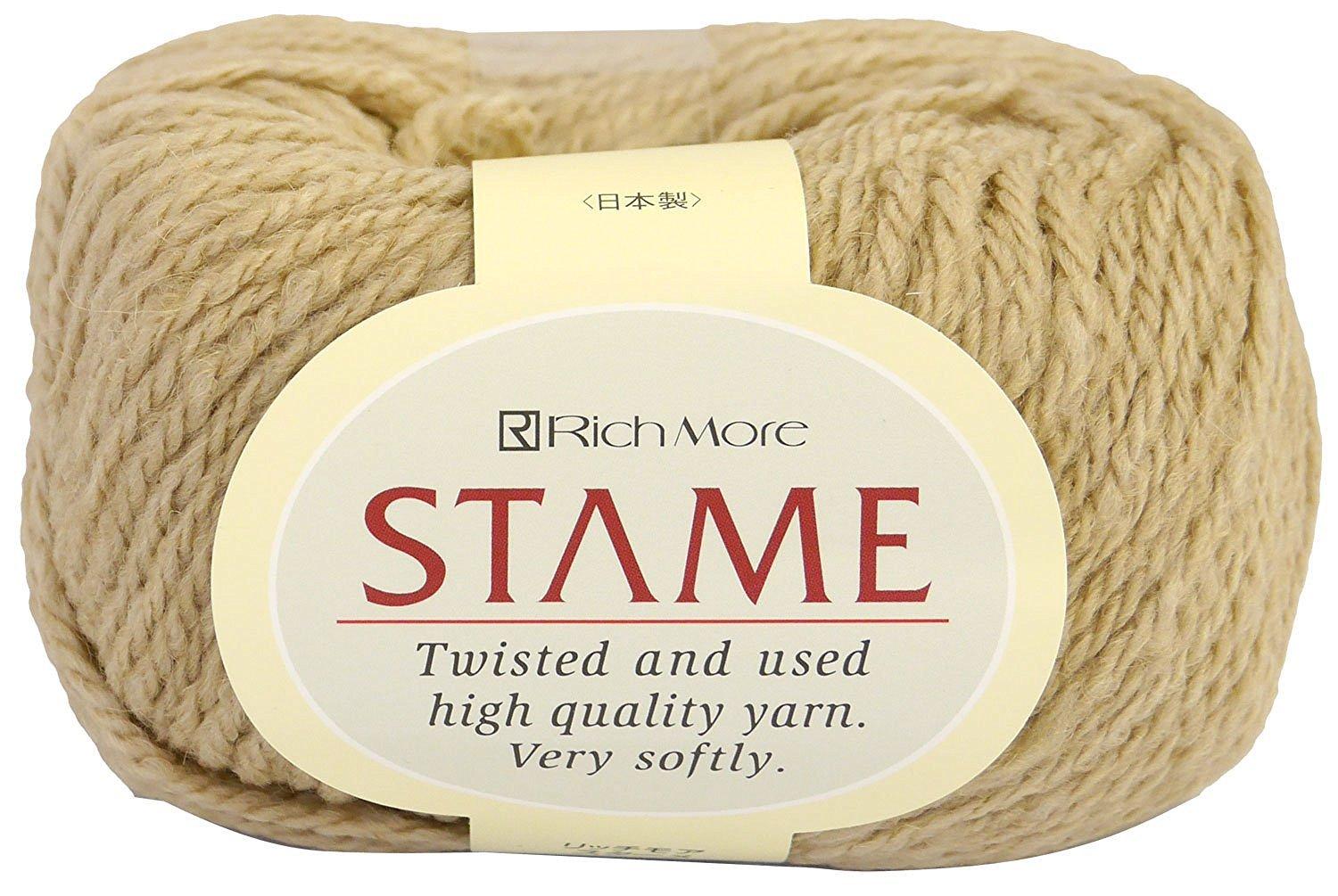 

Hamanaka Richmore Starme Yarn Extra Thick Beige 50g 100m 10 Ball Set 2064 col.32 Approx.