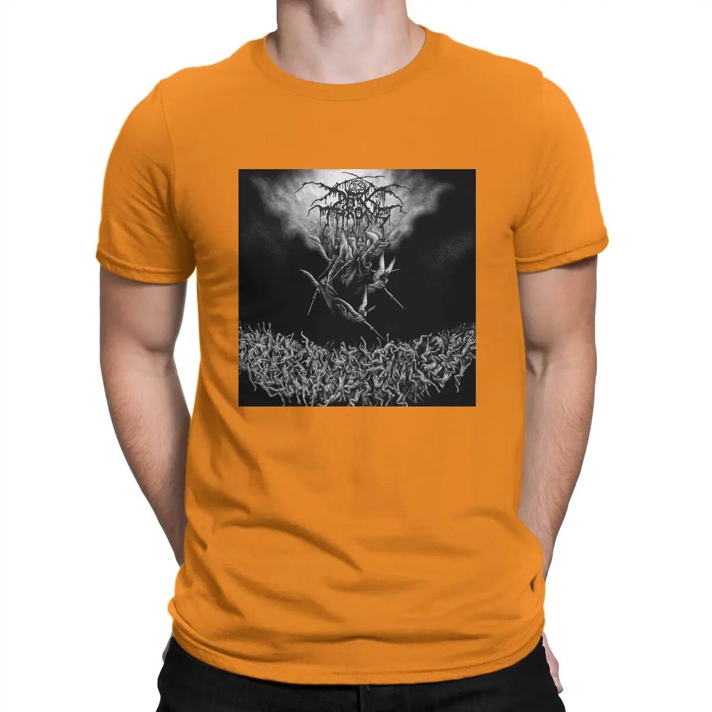 Darkthrone Creative TShirt for Men Dark Band Round Neck Pure Cotton T Shirt Personalize Birthday Gifts Tops