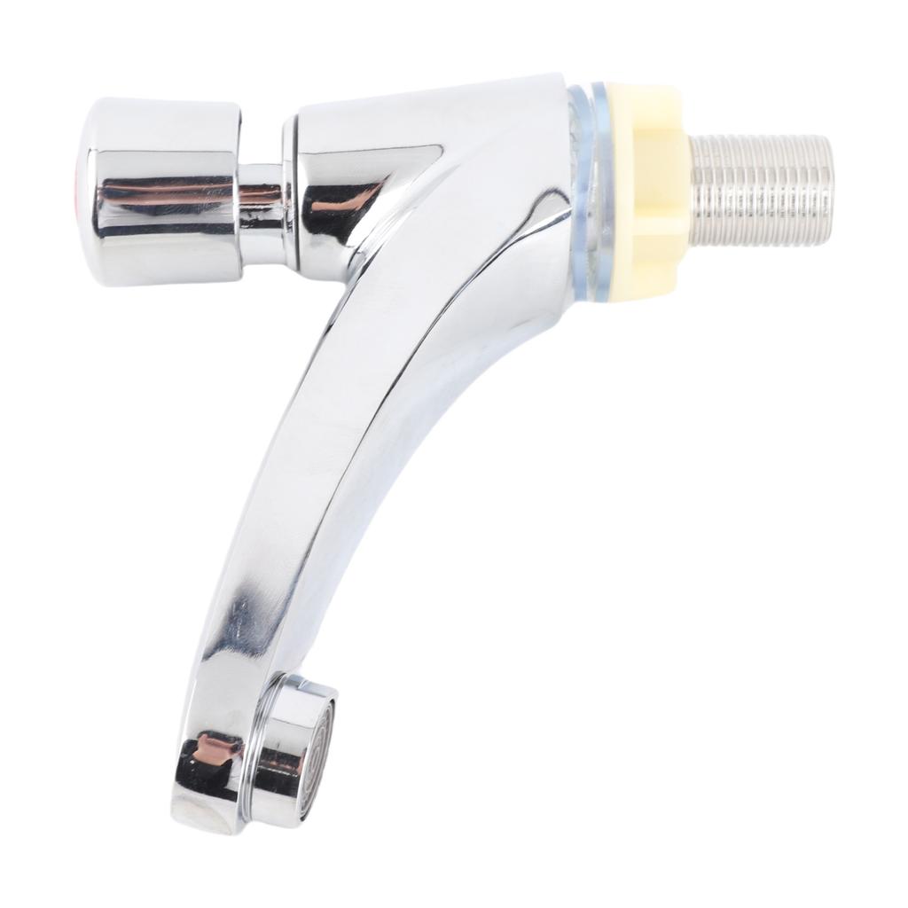 Faucet Bathroom Mixer Tap Self-closing Faucet with Time Trigger Function, G1Celsius2 Thread, Basin Faucet for Kitchen, Bathroom