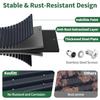 Raised Garden Bed Metal Galvanized Steel Oval Garden Bed 8x2x1.5 ft with 18-Inch Deep Open-Bottom Design for Outdoor Vegetable