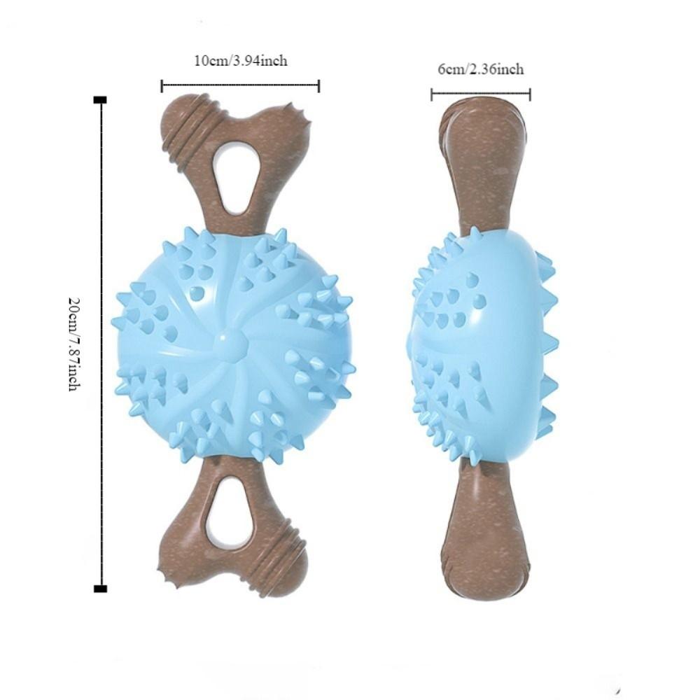 Haustierbedarf Beißfester Hunde-Beißring Weiches TPR Hunde-Kauspielzeug mit erhabenen Punkten Hunde-Zahnbürsten-Spielzeug Spielen