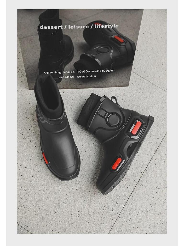 Stylish Waterproof Non-Slip Rain Boots for Men & Women - Perfect for Outdoor Activities Like Shopping, Fishing, Camping, and Sea-Hunting
