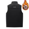 Men Casual Winter Warm Zipper Sleeveless Vest Jacket Coat Outwear Tops
