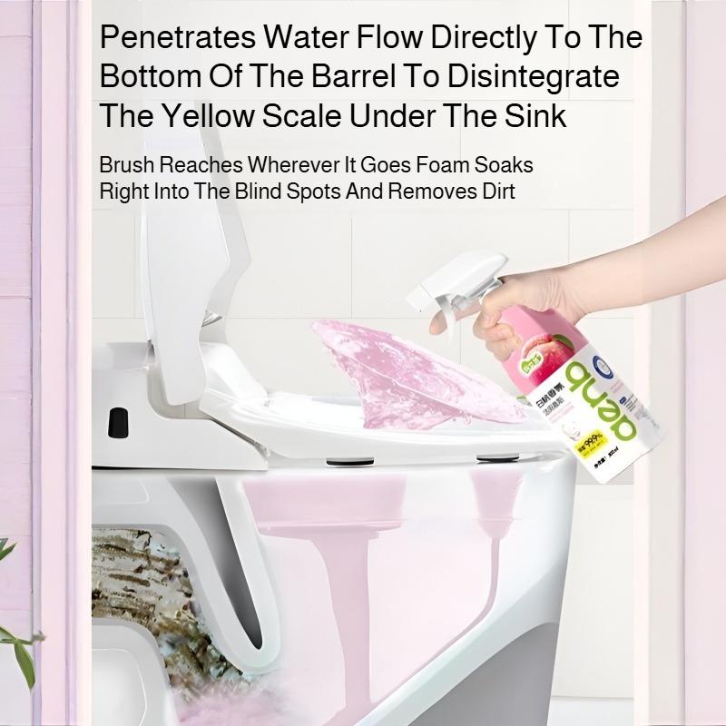 Toilet Cleaning Foam Mousse Bathroom Stain Remover for Toilet Bowl Antibacterial Deodorizing Effervescent Cleaner for Home Use