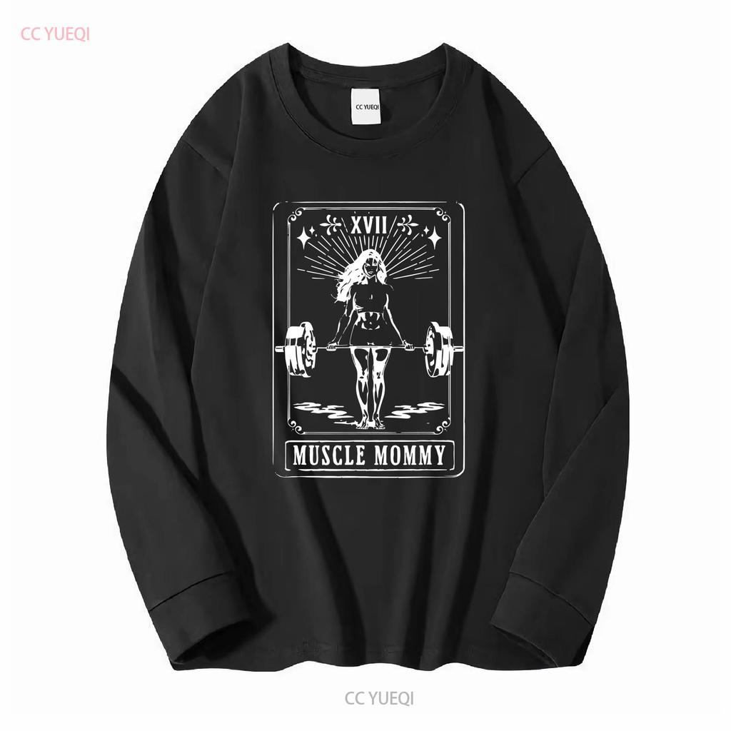 Muscle Mommy Gym Pump Cover T Shirt Oversized WorkouT Rat Weightlifting Long or Short Sleeves Vintage Washed Breathable