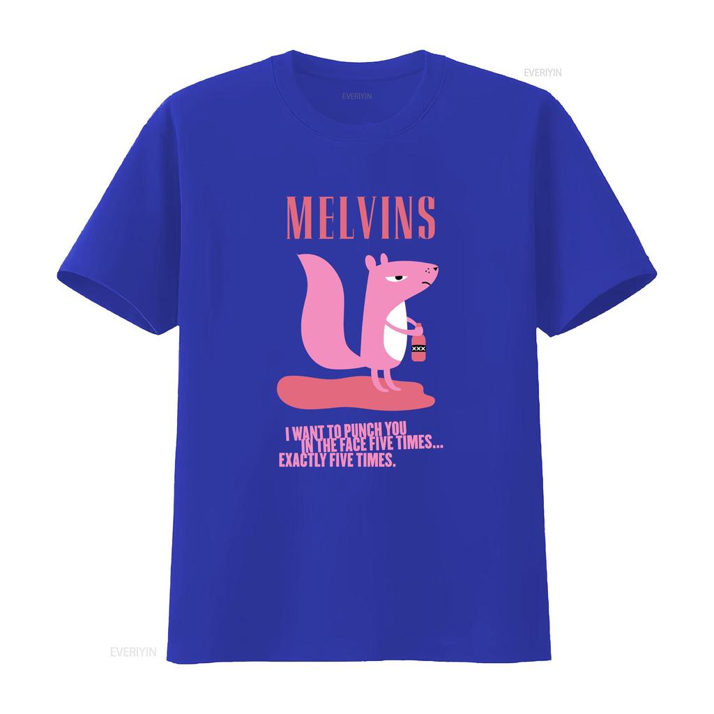 Melvins Band YK T Shirt I Want to Punch You in the NZ vintage Washed Breathable Top For Everyday Wear Soft graphic fashion