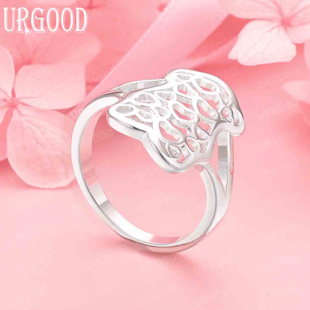 

925 Sterling Silver Jewelry Fashion Wedding Ring 10#
