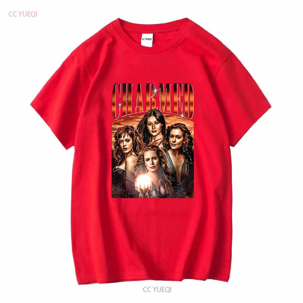 T-shirt Limited Halliwell Charmed Ispirata Vintage Serie TV per Donna e Uomo manica lunga o corta vintage lavata streetwear