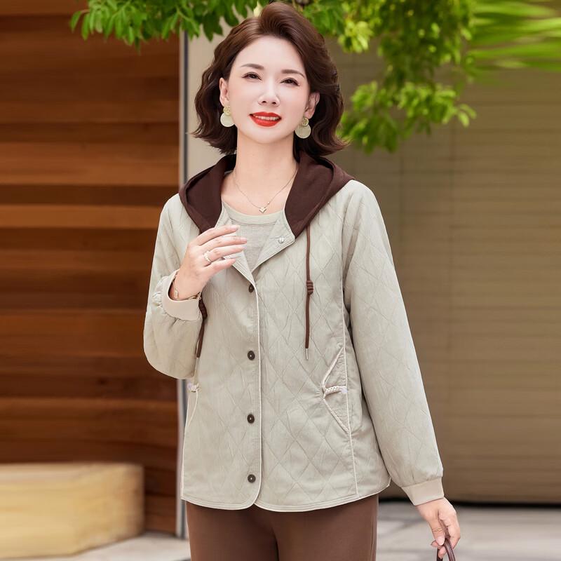 Yalu Women's Spring Autumn Casual Hooded Jacket