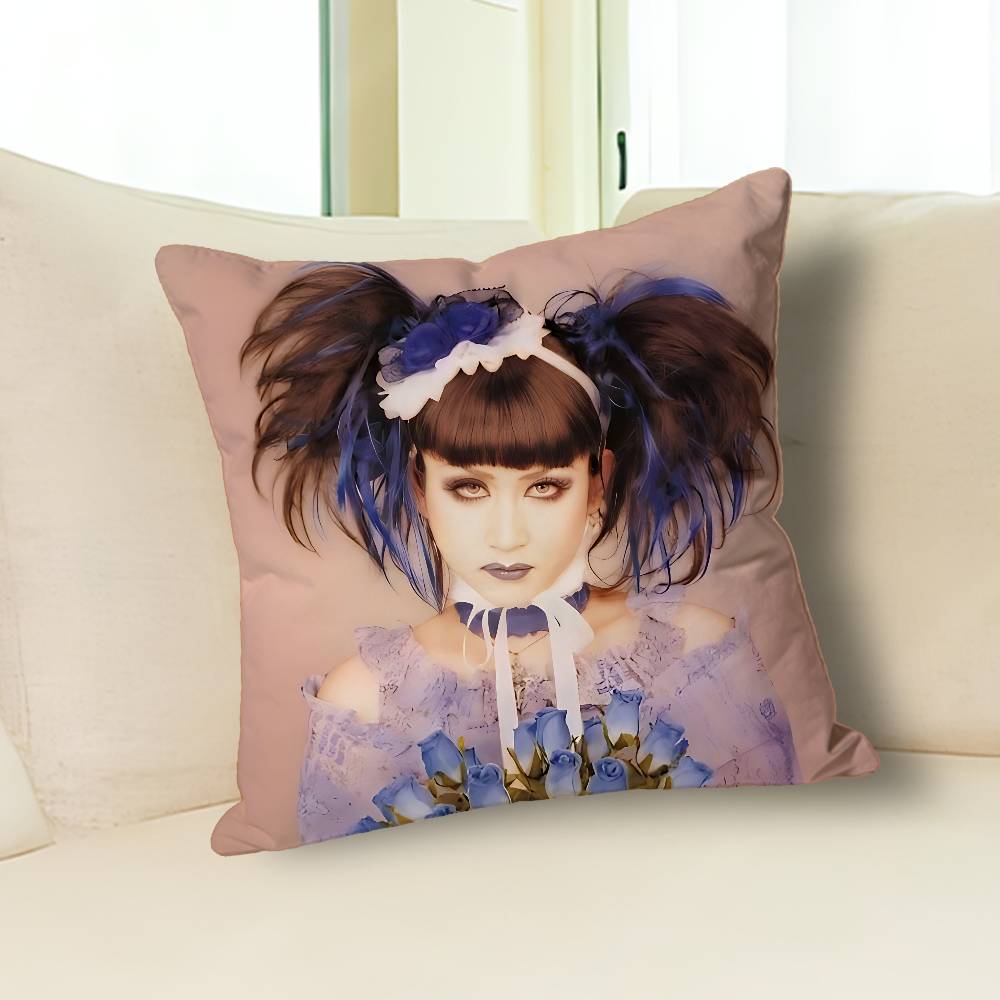 M-Mana Gothic M-Malice Mizer Various Sizes Square Pillow Case For Car Home Bedchamber Decor Custom Valentine gift