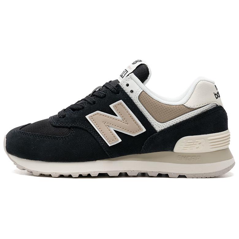 New Balance 574 Black Elephant Bone Women's