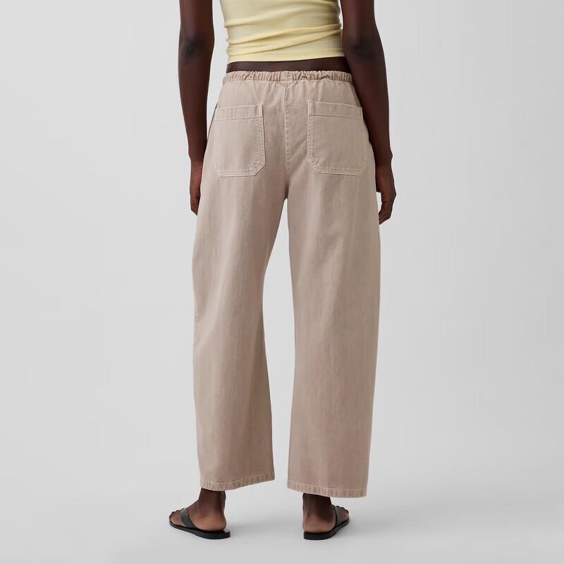 GAP Women's 877638 Loose-Fit Cotton Logger Casual Pants