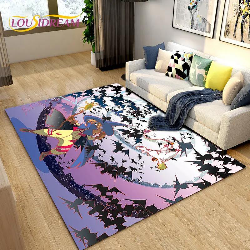 Digimon Adventure Cartoon Area Rug Large,Carpet Rug for Living Room Bedroom Sofa Doormat Decoration, Non-slip Floor Mat Cover 3D