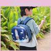 Modern Trendy Kids Backpack With Cartoon Ice Cream Rocket Pattern And Breathable Oxford Material For School Use