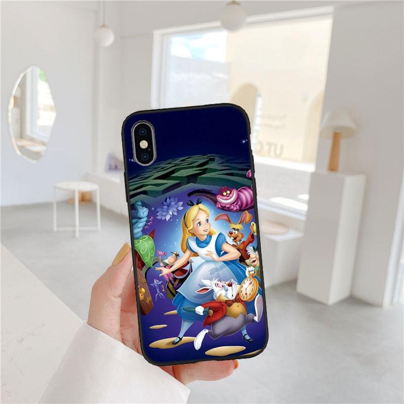 CJ3 Alice in Wonderland Cat Princess Soft Shell Phone Case for OPPO A3 Pro A72 A74 A76 A77 A77S A78 A79 A94 A95 A18 A40M A58