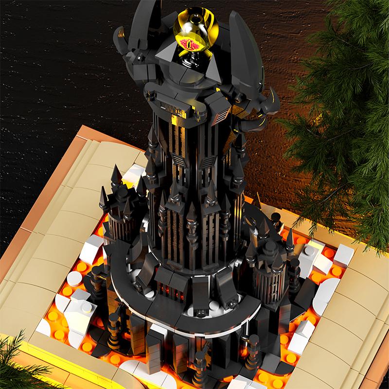 City 969PCS Magic Castle Book Movie Dark Tower Model Building Block Assembly Bricks Educational Bricks Sets For Adults Gift