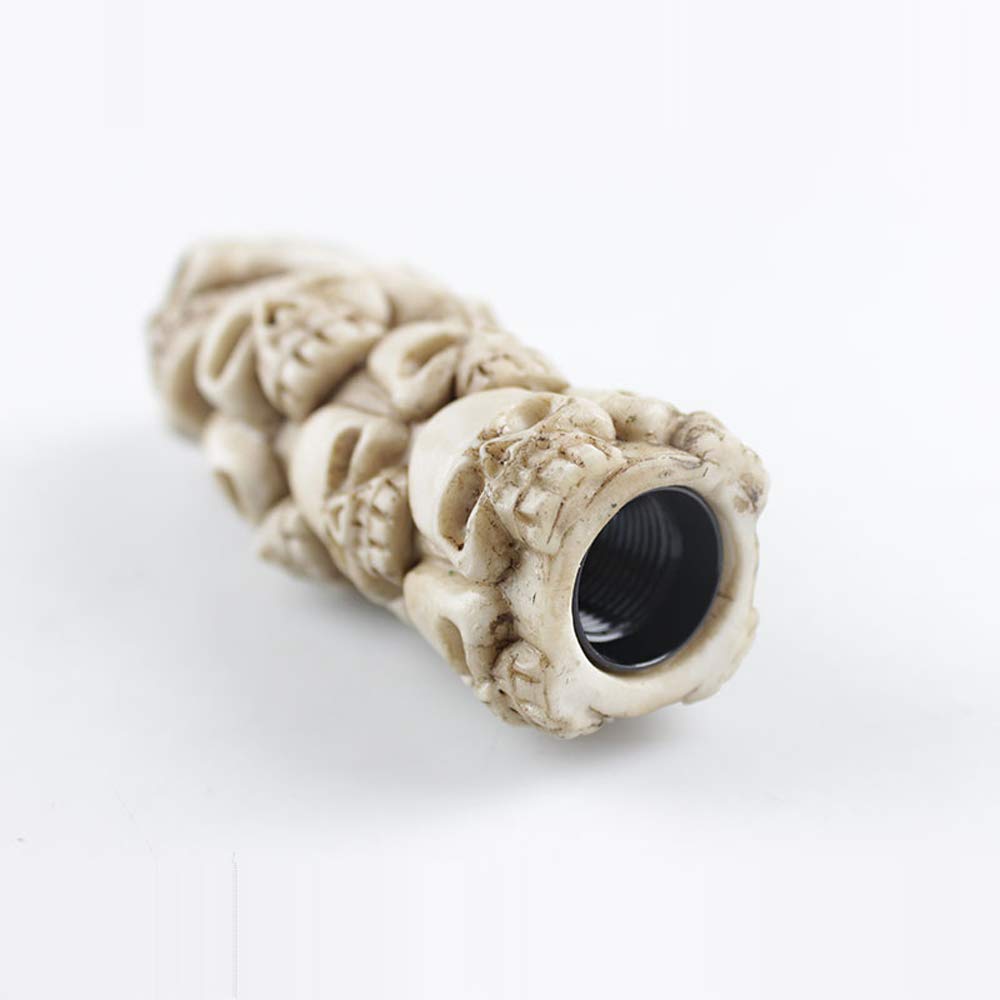 BAOQI Shift Knob Truck Universal Skull Style Car Truck Manual Lever Lever Knob Resin