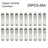 20 Pack of For 50Amp Copper Terminal Connectors for For 50A For Anderson Style Contacts and Battery Applications