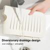 Silicone Faucet Splash Guard Pad Slope Drip Catcher Tray Behind Sink Toilet Soap Storage Kitchen Bathroom Organizer