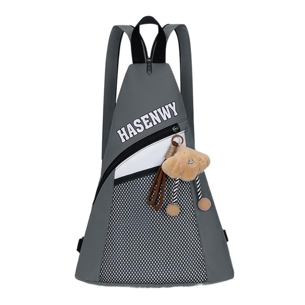 Multifunctional Triangular Backpack Large Capacity Single Daypack Cute Crossbody Bag  Girls