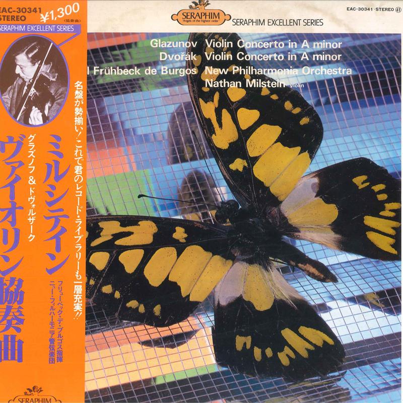 

LP Record NATHAN MILSTEIN, RAFAEL FRUHBECK DE - Glazunov / Dvorak: Violin Concerto EAC30341 SERAPHIM - Japan Obi Classical