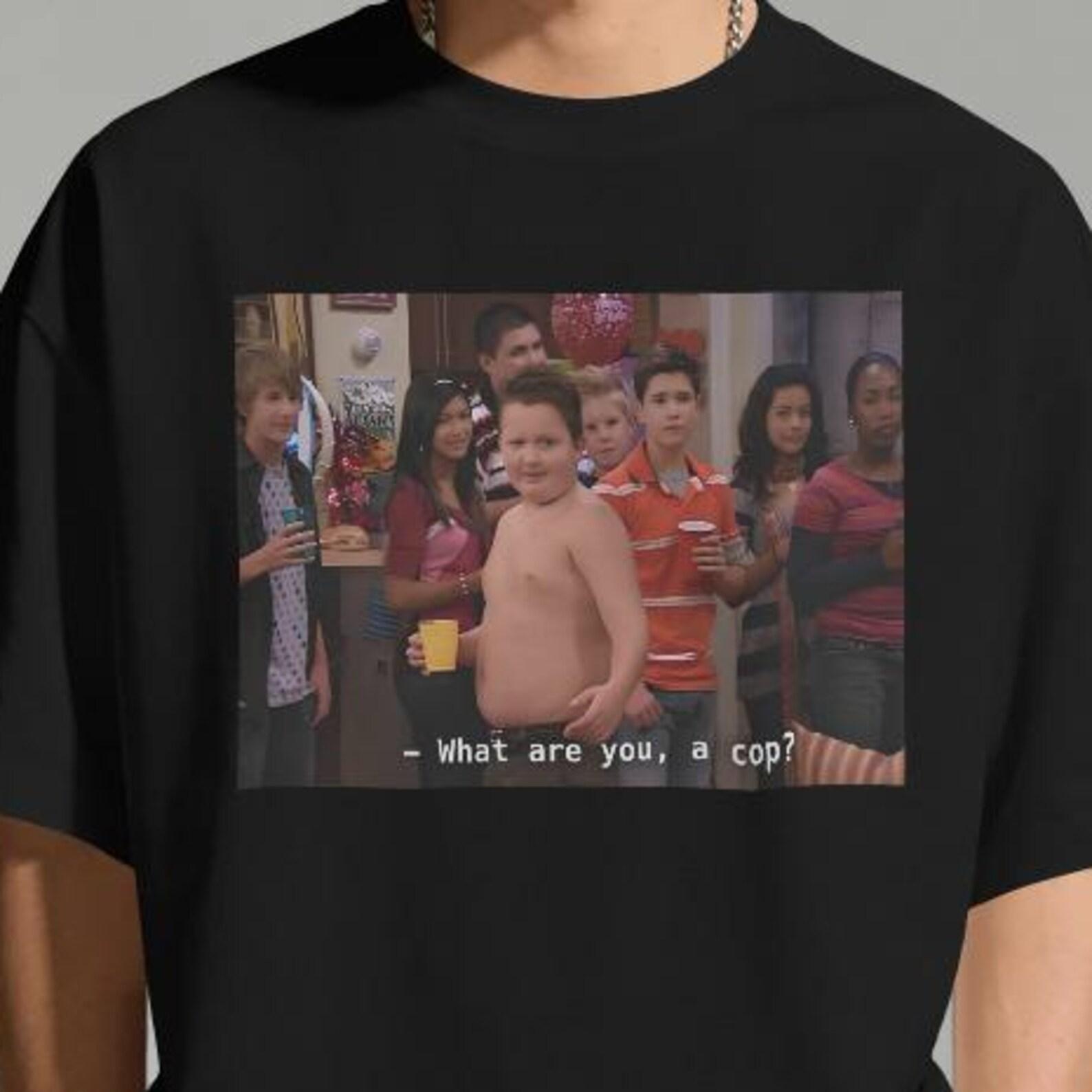 Gibby What Are You, A Cop? Shirt - iCarly Tv Series Tshirt XL
