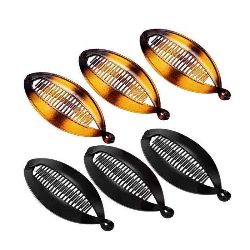 Hot Banana Clip Hair Comb Hair Band Fashion Set Fish Clip Hair Comb Lazy European and American Banana Hair Clip