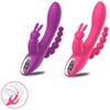 3 In 1 Dildo Kaninchen Vibrator Wasserdicht USB Magnetische Wiederaufladbare Anal Klitoris Vibrator Sex Spielzeug für Frauen Paare Sex Shop